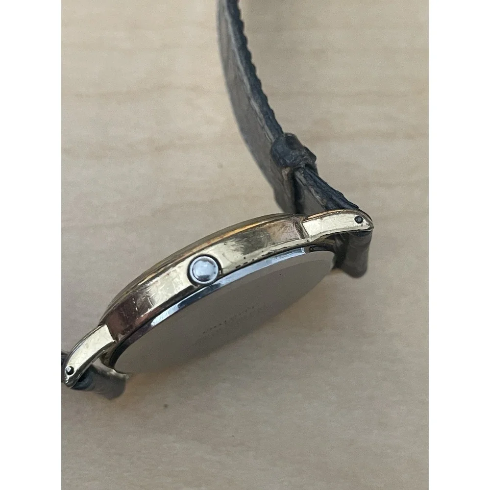 Rare Orient Watch Men's Dress 584501-70 CS White Dial Quartz Battery NOT WORKING - Picture 7 of 11